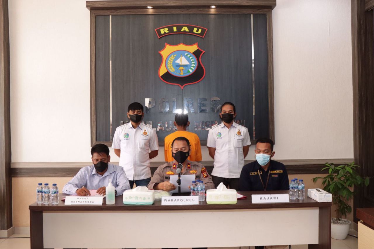 Polres Meranti Ungkap Peredaran Ribuan Ekstasi, 2 Orang DPO