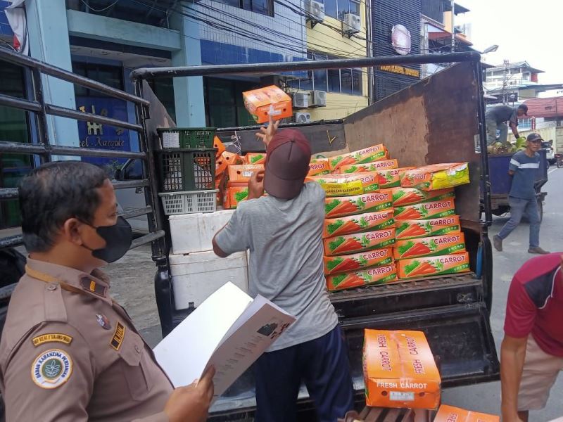 Karantina Pertanian Tanjungpinang Putar Balik Kiriman Produk Sayuran dari Batam, Ini Alasannya