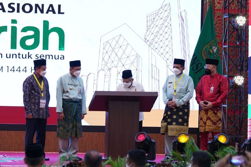 Wapres Maruf Amin Resmikan Bank Riau Kepri Jadi BRK Syariah