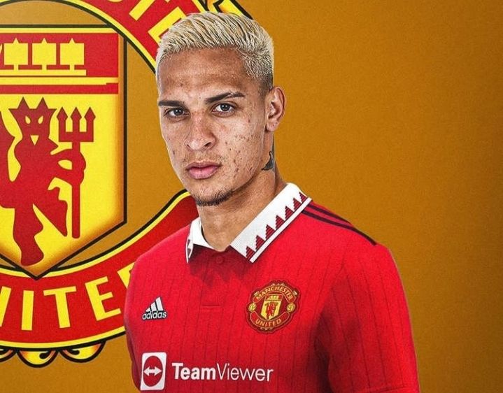 Winger Asal Brasil, Antony Jadi Pemain Termahal Kedua di MU
