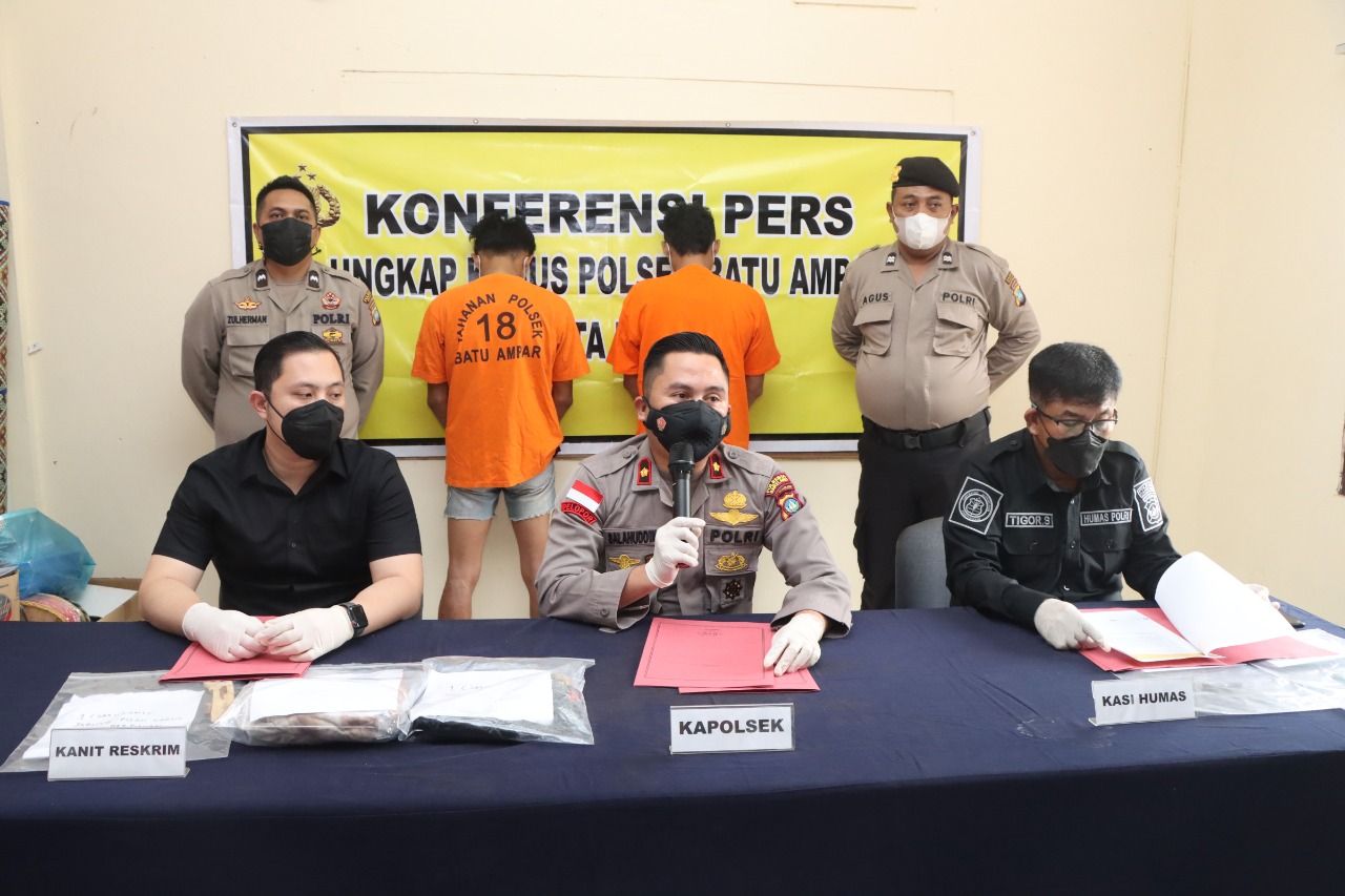 Dua Bandit Menjambret di Simpang Nagoya Batam Pakai Sepeda Motor Curian