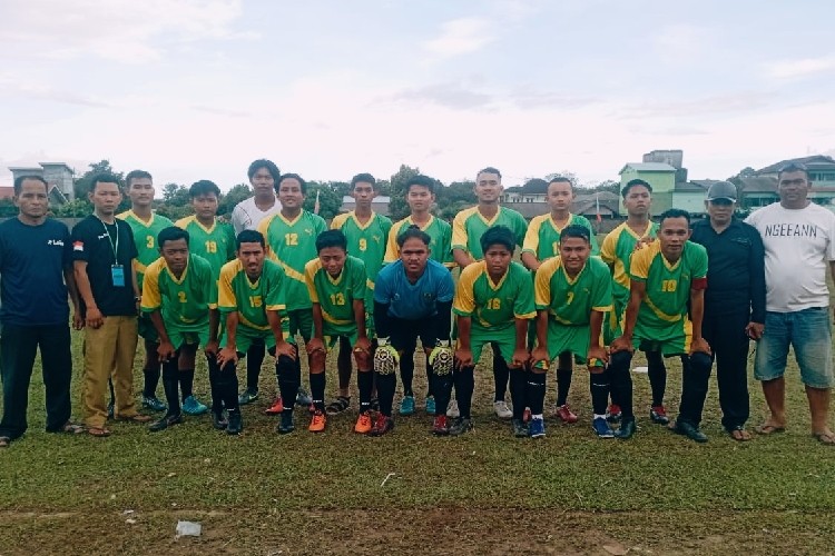 Kalahkan Merawang di Final, Panggak Darat Juara Turnamen Sepakbola Kecamatan Lingga U-25