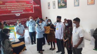 6 Warga Binaan di Kepri Peroleh Sertifikat PT Perseorangan, Bisa untuk Bikin Usaha