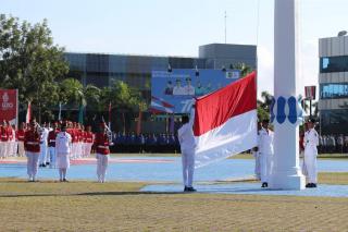 Suasana Upacara HUT ke-77 Kemerdekaan RI di Batam, Khidmat dan Meriah