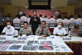 Ungkap Kasus Judi di Kepri, Polisi Tangkap Total 55 Tersangka