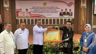 Manajemen Kinerja ASN Terbaik, Pemkab Karimun Terima Penghargaan dari BKN