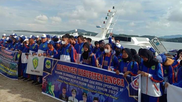 Lingga Kirim 133 Atlet Terbaik Ikut POPDA Kepri 2022 di Bintan