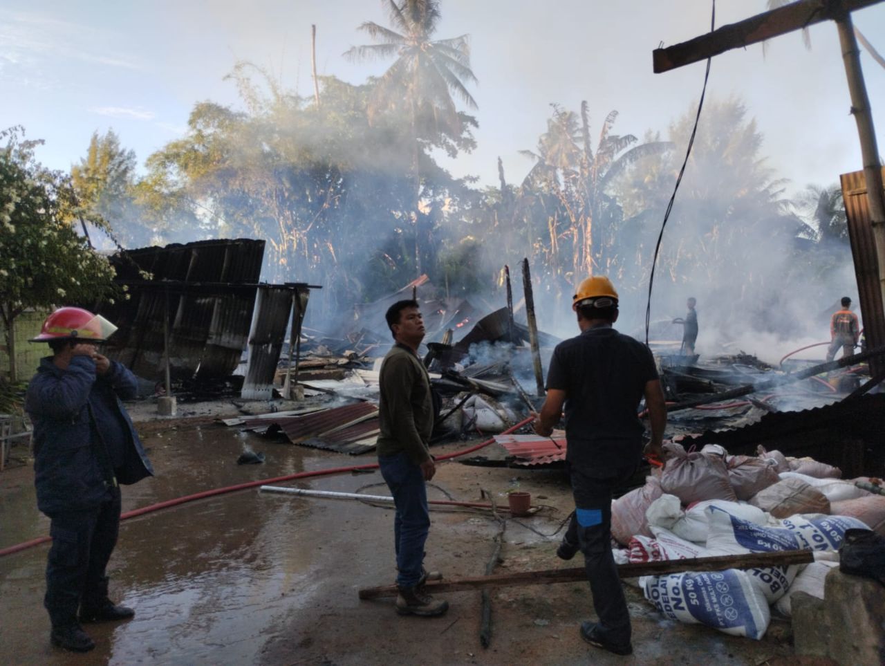 Pabrik Tahu di Batam Kebakaran, Mess Pekerja Ikut Hangus