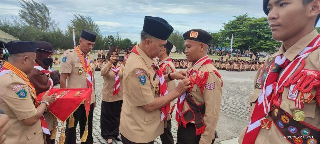 Wakil Ketua I DPRD Natuna Hadiri Upacara HUT ke-61 Pramuka