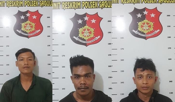 Trio Begal di Batam Lukai dan Rampas Harta Korbannya, Ini Tampang Mereka 