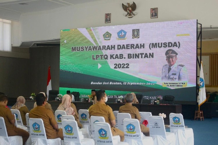 Musda LPTQ 2022, Pemkab-Kemenag Tentukan Tuan Rumah MTQ Kabupaten Bintan 2024