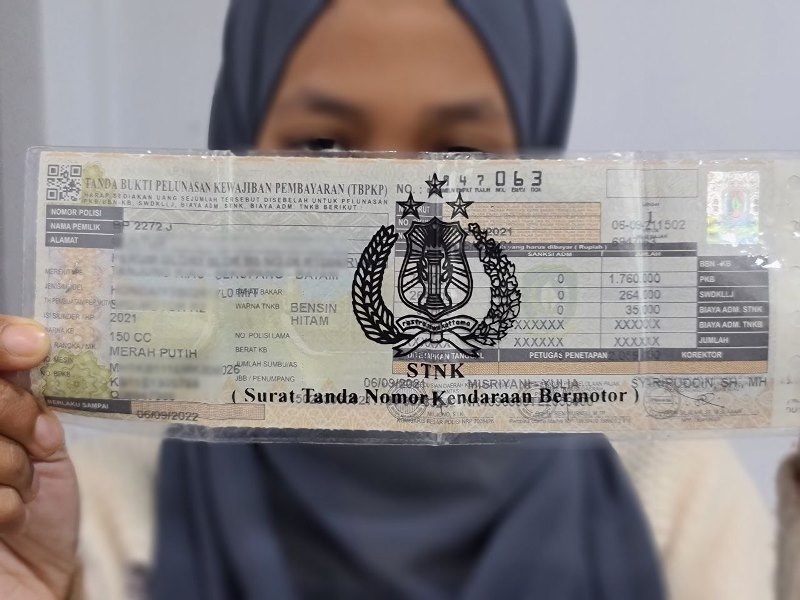 Pemutihan Pajak Kendaraan di Kepri Berlanjut ke Tahap II, Catat Tanggalnya