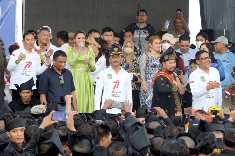 Meriahnya Pesta Anak Pulau di Galang, Maya KDI Tampil 