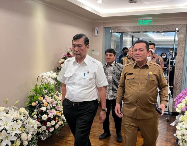 Ansar Temui Menko Marvest Luhut Bahas Penambahan Investasi Rp 30 T di KEK Galang Batang