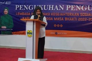 Maratusholiha Dikukuhkan Pimpin LKKS Kabupaten Lingga Masa Bhakti 2022-2025