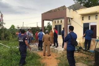 Puting Beliung Rusak Belasan Rumah Warga di Toapaya Bintan