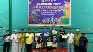 Rafiq Optimis Karimun Raih Emas Bulutangkis Porprov Kepri 2022