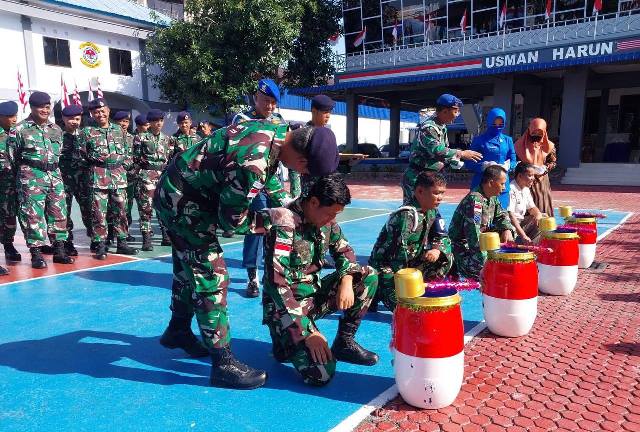Personel Lanal TBK Naik Pangkat, Danlanal: Harus Kreatif dan Inovatif
