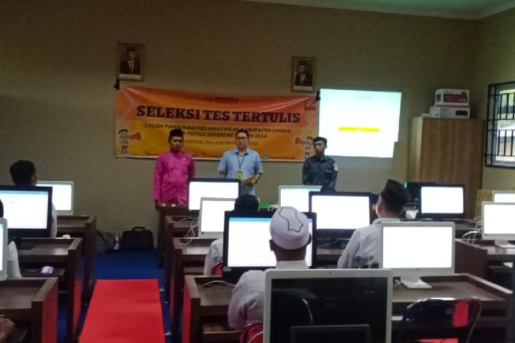 175 Peserta Ikuti Tes Tertulis Calon Anggota Paswascam Pemilu 2024 di Lingga, Dibutuhkan Cuma 39 Orang