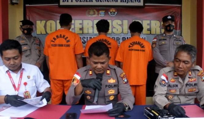 Curi Kepingan Tembaga 50 Kg, Polisi Bekuk 3 Eks Karyawan Subkon PT BAI