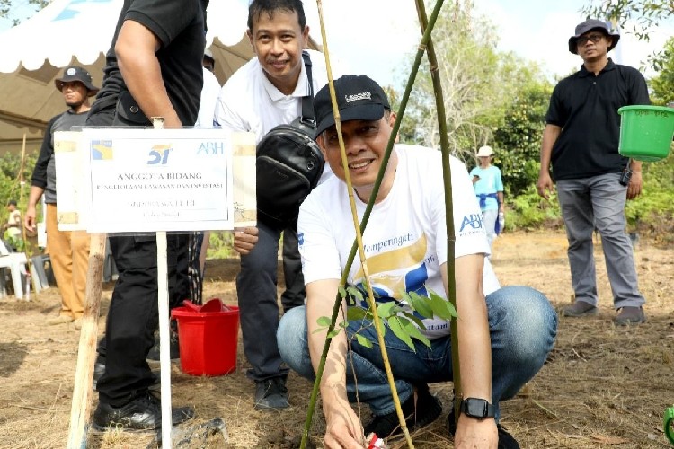 Jaga Daerah Resapan Air, BP Batam Tanam 151 Pohon di DTA Duriangkang