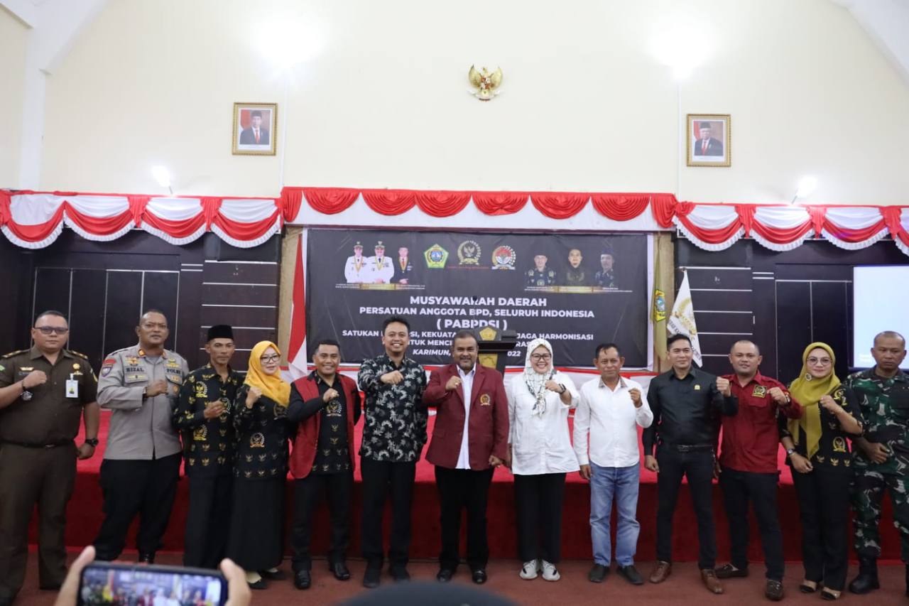 Hadiri Musda PABPDSI Karimun, Wagub Marlin: BPD dan Kades Harus Seiring Sejalan
