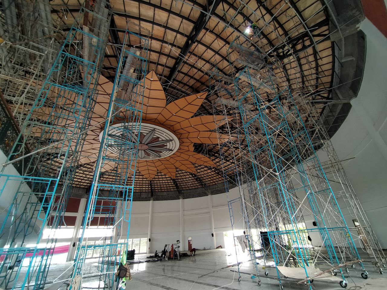 Proses Renovasi Masjid Tanjak Diperkirakan Selesai Awal NovemberÂ 