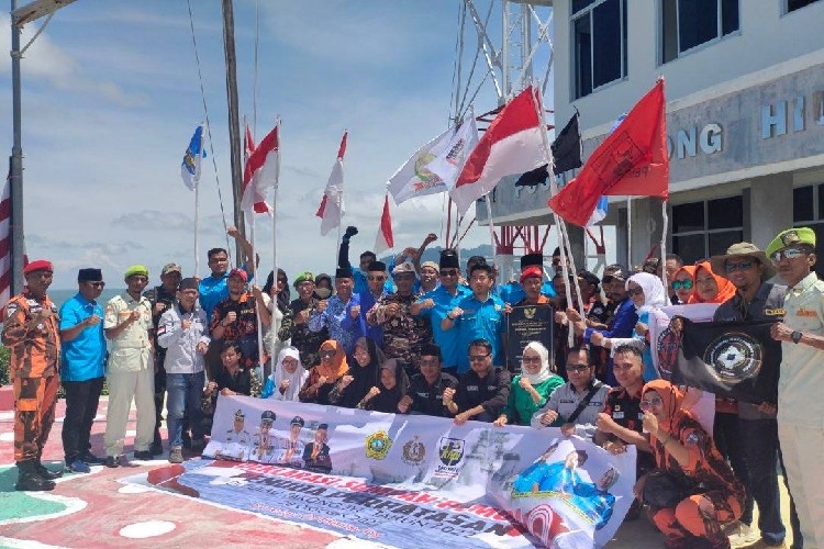 KNPI Karimun Peringati Sumpah Pemuda di Pulau Perbatasan Indonesia-Malaysia