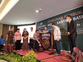 Launching Hotel Santika Batam Diapresiasi Wako Rudi: Tanda Wisata Mulai Bangkit