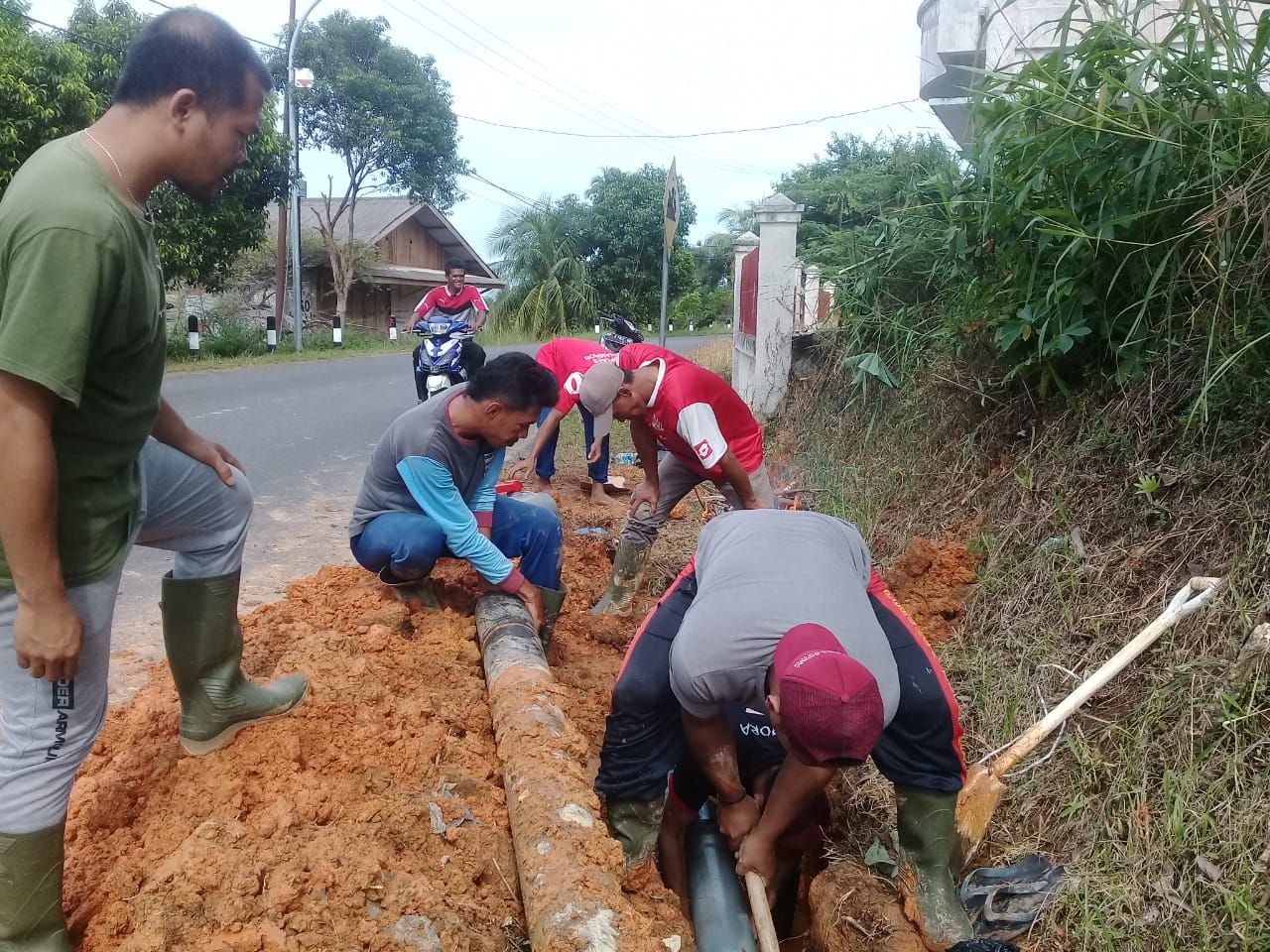 Curah Hujan Tinggi, Sejumlah Pipa Transmisi PDAM Natuna Putus