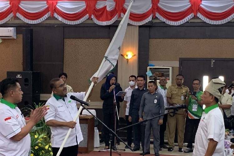 Dilantik Moeldoko Jadi Ketua HKTI Kepri, Aunur Rafiq Tekadkan Petani Makmur