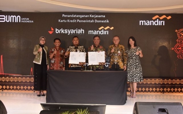 BRK Syariah Gandeng Bank Mandiri Dukung Implementasi Kartu Kredit Pemerintah Daerah