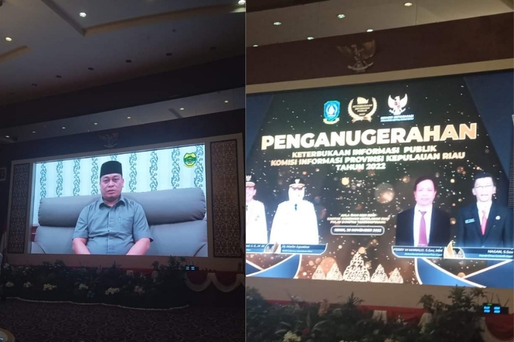 Lingga Raih Predikat Keterbukaan Informasi Sebagai Badan Publik Menuju Informatif di Kepri