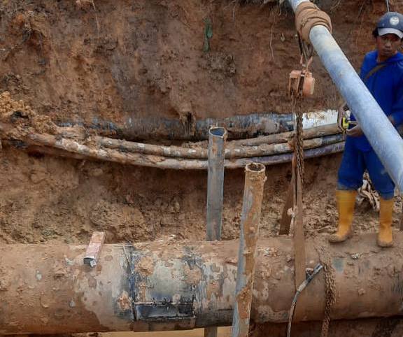 BP Batam Ungkap Alat Berat Jadi Penyebab Bocornya Pipa Air Bersih di Baloi