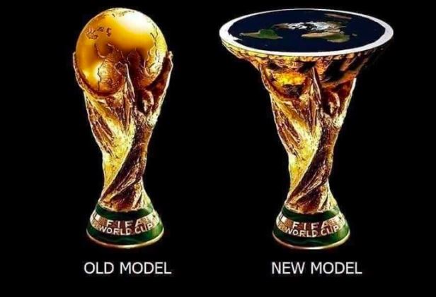 Kaum Bumi Datar Minta Trofi Piala Dunia Dirombak!