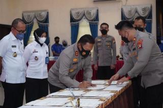 Polda Kepri Teken Kerja Sama Bantuan Pengamanan dengan 8 Instansi