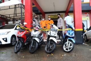 Gentayangan di Batam, Empat Kawanan Curanmor Diringkus Polsek Batu Ampar