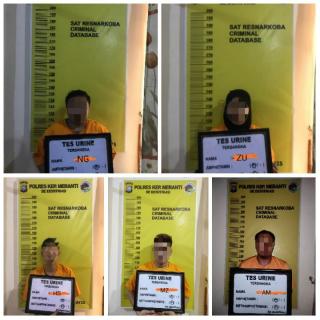 Polisi Gerebek Kantor Parpol di Meranti Ungkap Jaringan Narkoba, 5 Orang Diringkus!