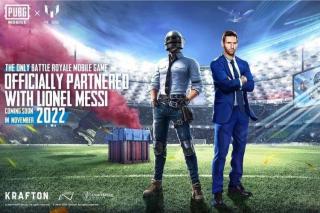PUBG Mobile Duet dengan Messi, Bisa Main Sepak Bola di Dalam Game