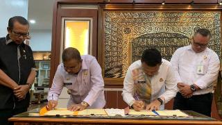 Pemkab dan Kejari Karimun Teken MoU Penanganan Perdata dan Tata Usaha Negara