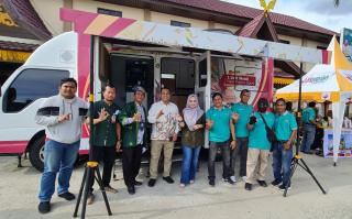 Oto Banking BRK Syariah Beri Kemudahan Nasabah di Jambore HUT PGRI Ke-77 Riau