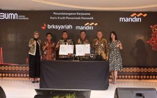 BRK Syariah Gandeng Bank Mandiri Dukung Implementasi Kartu Kredit Pemerintah Daerah