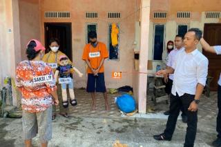 Rekonstruksi Pembunuhan Balita di Sei Beduk Batam, Randi Perankan 47 Adegan