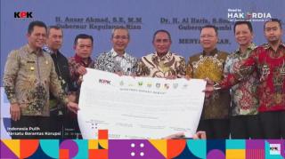 Ansar Teken Komitmen Antikorupsi Kepala Daerah di Road to Hakordia 2022