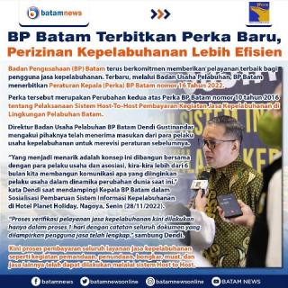 INFOGRAFIS: Perizinan Kepelabuhanan di Batam Kini Lebih Efisien