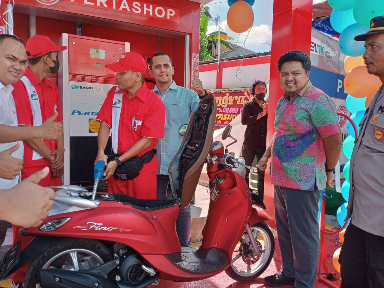 Pertamina Buka Outlet Pertashop di Tiban Lama, Permudah Pengisian BBM Warga