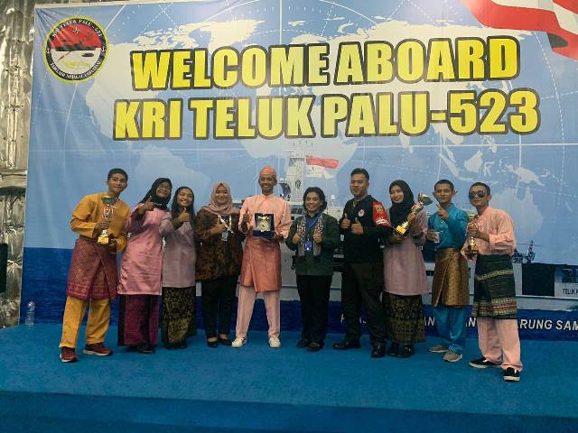 Saka Bahari Elang Samudera Binaan Lanal Karimun Juara Umum Sail Tidore 2022
