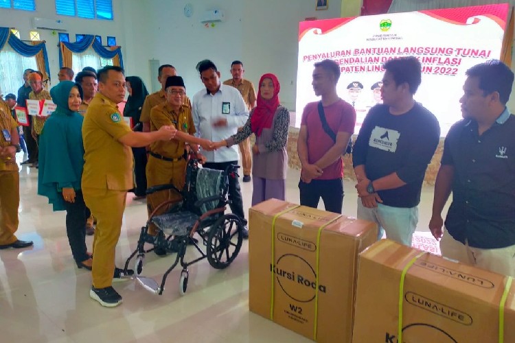 Dinsos Distribusikan Bantuan UEP dan Alat Bantu untuk Penyandang Disabilitas di Lingga