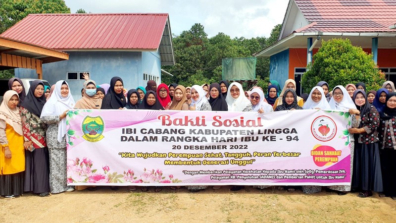 Peringati Hari Ibu, IBI Lingga Hadirkan Dokter Spesialis Kandungan Periksa Ibu Hamil di Lingga Timur