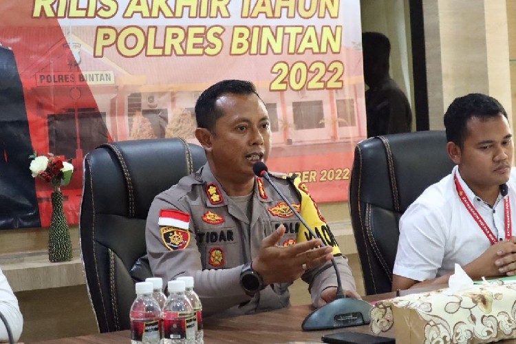 Kejahatan Merajalela di Bintan, Kasus Narkoba hingga Pencabulan Meningkat Sepanjang 2022